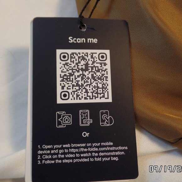 Foldie Belt Bag New With Tags Hard to Find Light Brown - Picture 5 of 10